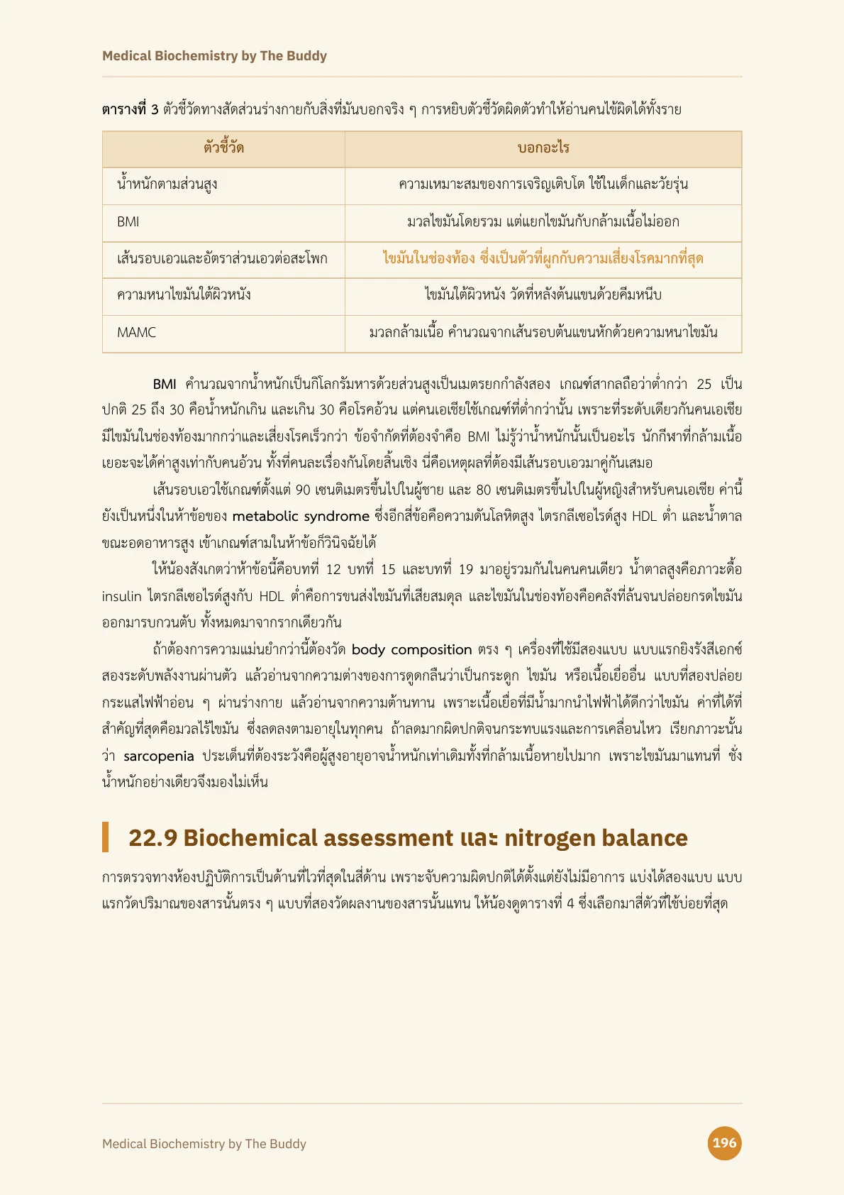 ตัวอย่างหน้าที่ 3 ของ Medical Biochemistry